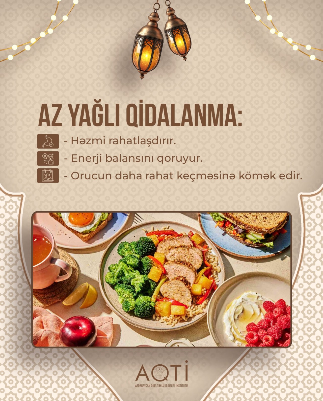 Ramazan ayında az yağlı qidalanma niyə vacibdir? - FOTOLAR